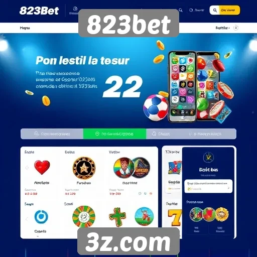 Facilidade de uso e navegação no site 823bet